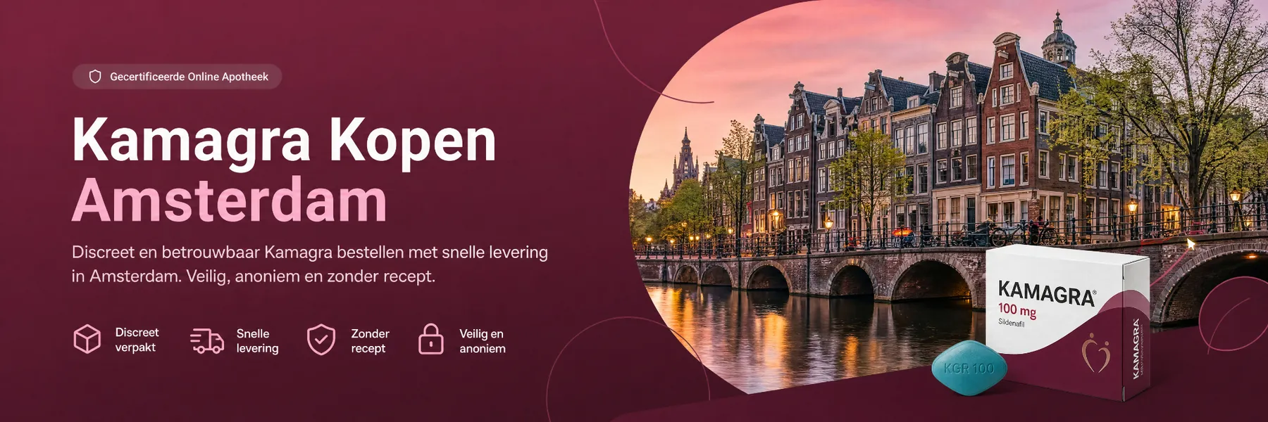 Kamagra Kopen in Amsterdam - Discreet en betrouwbaar online bestellen met snelle levering