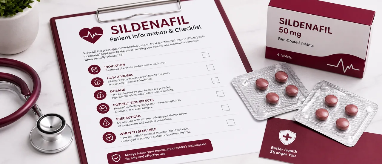 Sildenafil Bijwerkingen: Compleet Overzicht + Wat te Doen